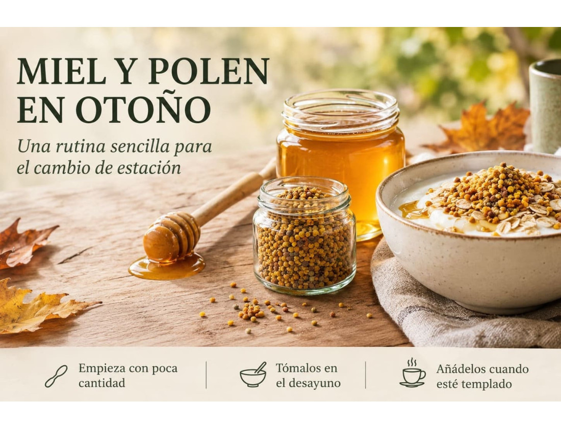 Miel y polen en otoño: la rutina para empezar el cambio de estación